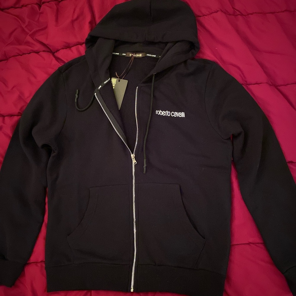 Roberto Cavalli Zip-up hoodie.